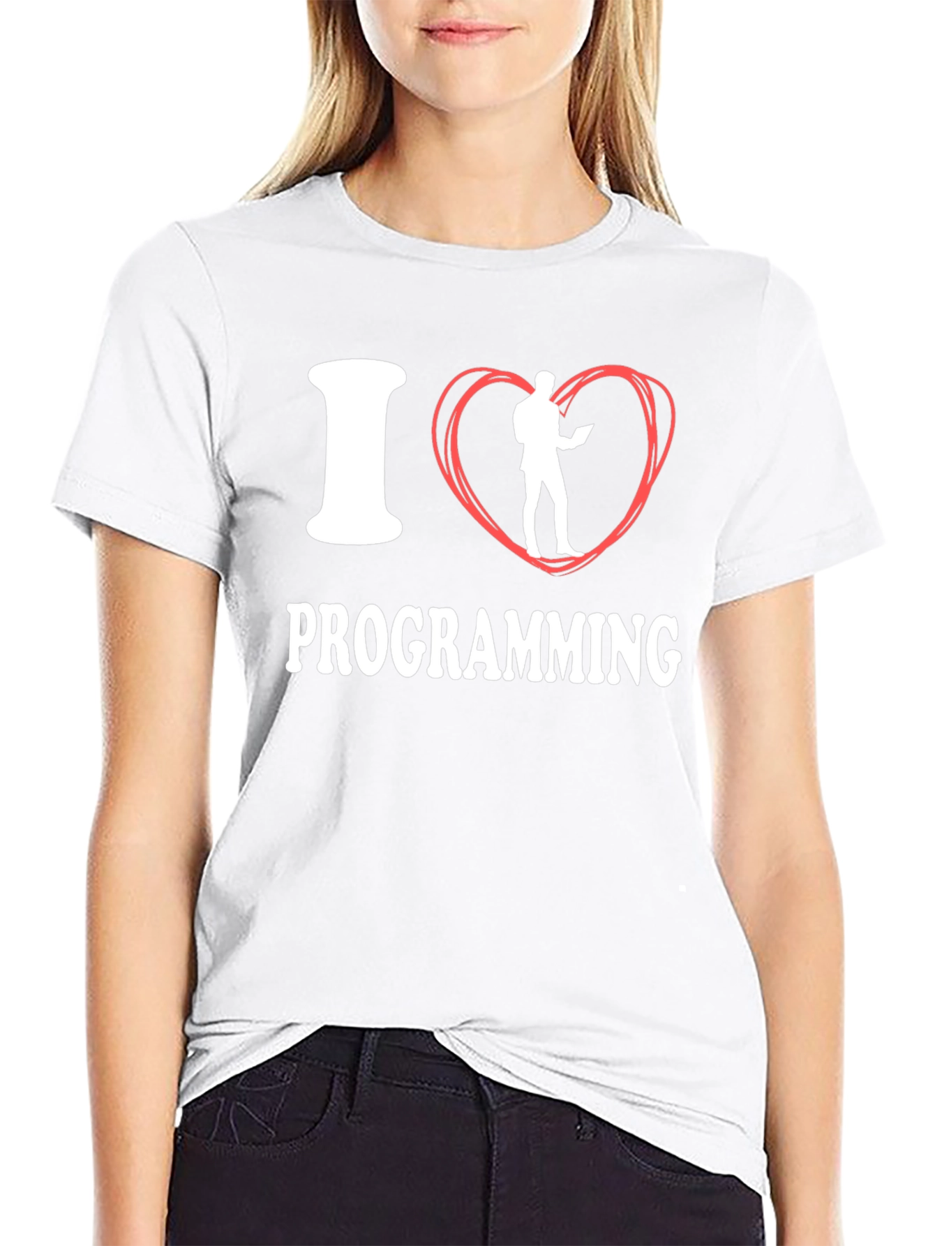 I Love Programming T-Shirt - Black Funny Coder Tee