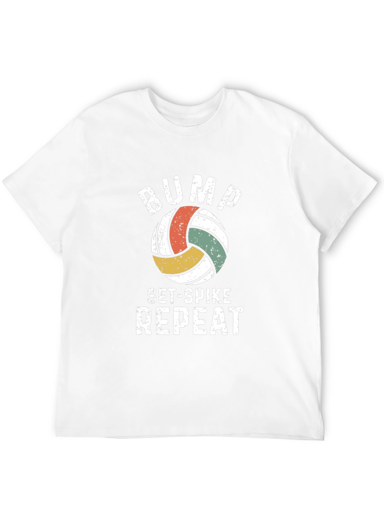 Bump Set Spike Repeat Volleyball Graphic Tee