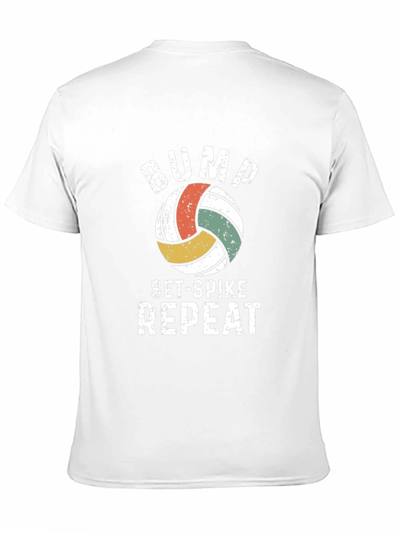 Bump Set Spike Repeat Volleyball Graphic Tee