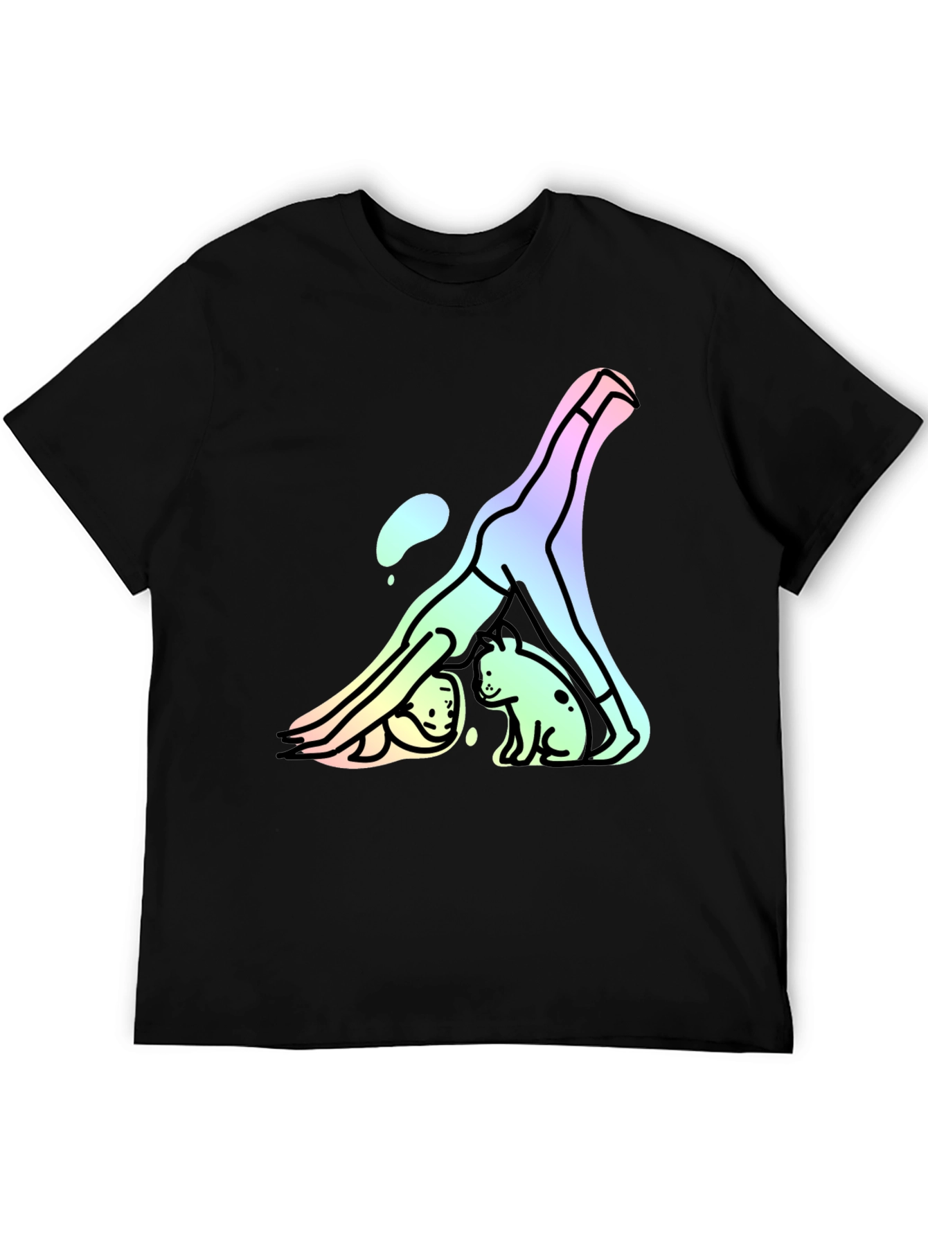 Yoga Dog T-Shirt - Downward Dog Cute Graphic Tee