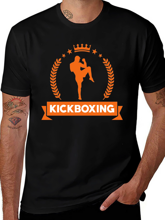 Kickboxing Graphic Tee - Martial Arts Design