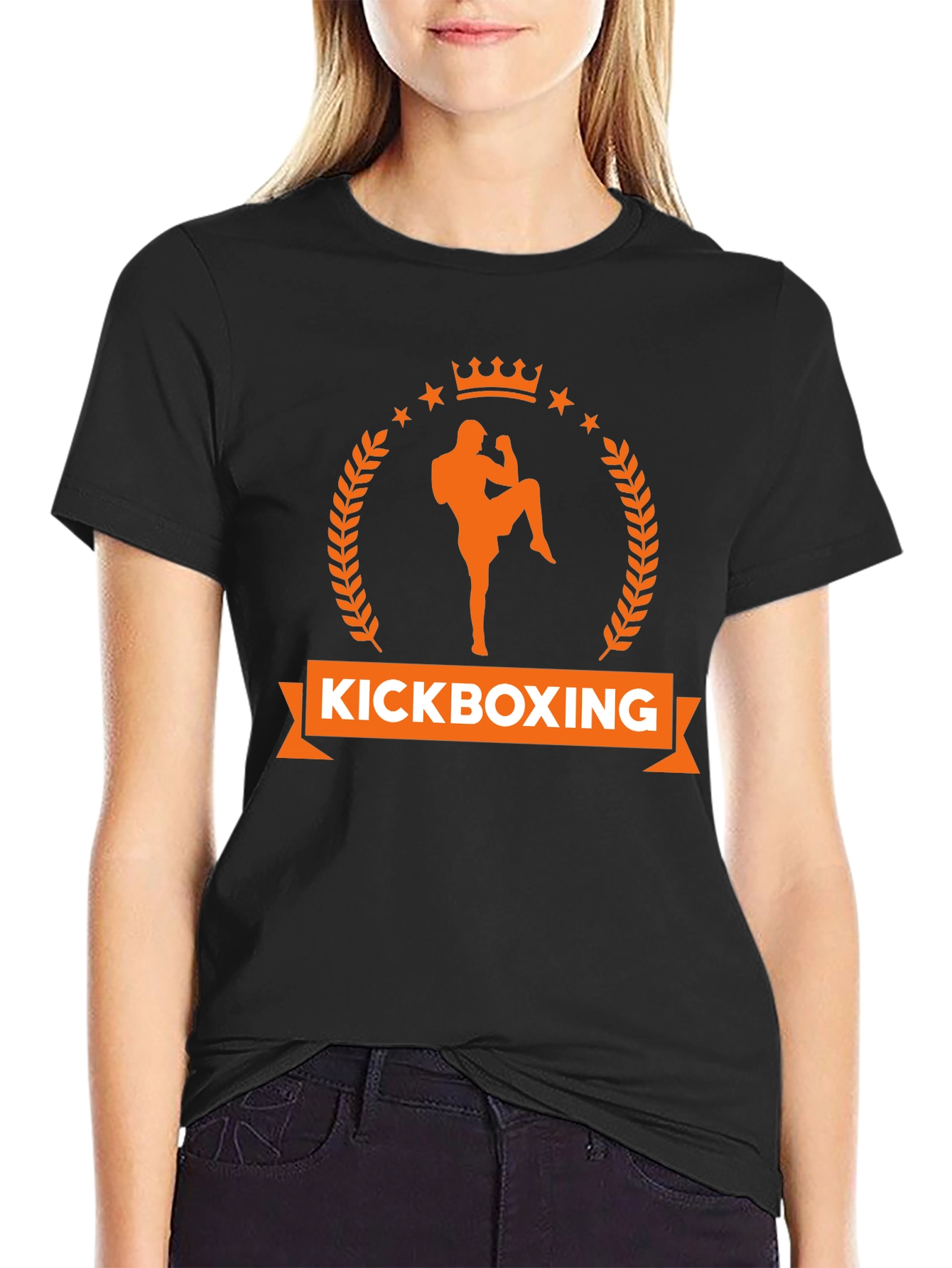 Kickboxing Graphic Tee - Martial Arts Design