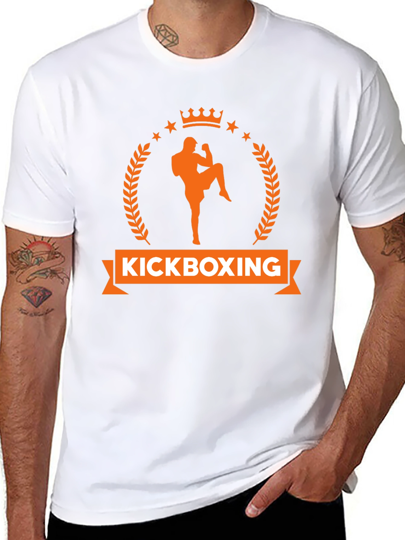 Kickboxing Graphic Tee - Martial Arts Design