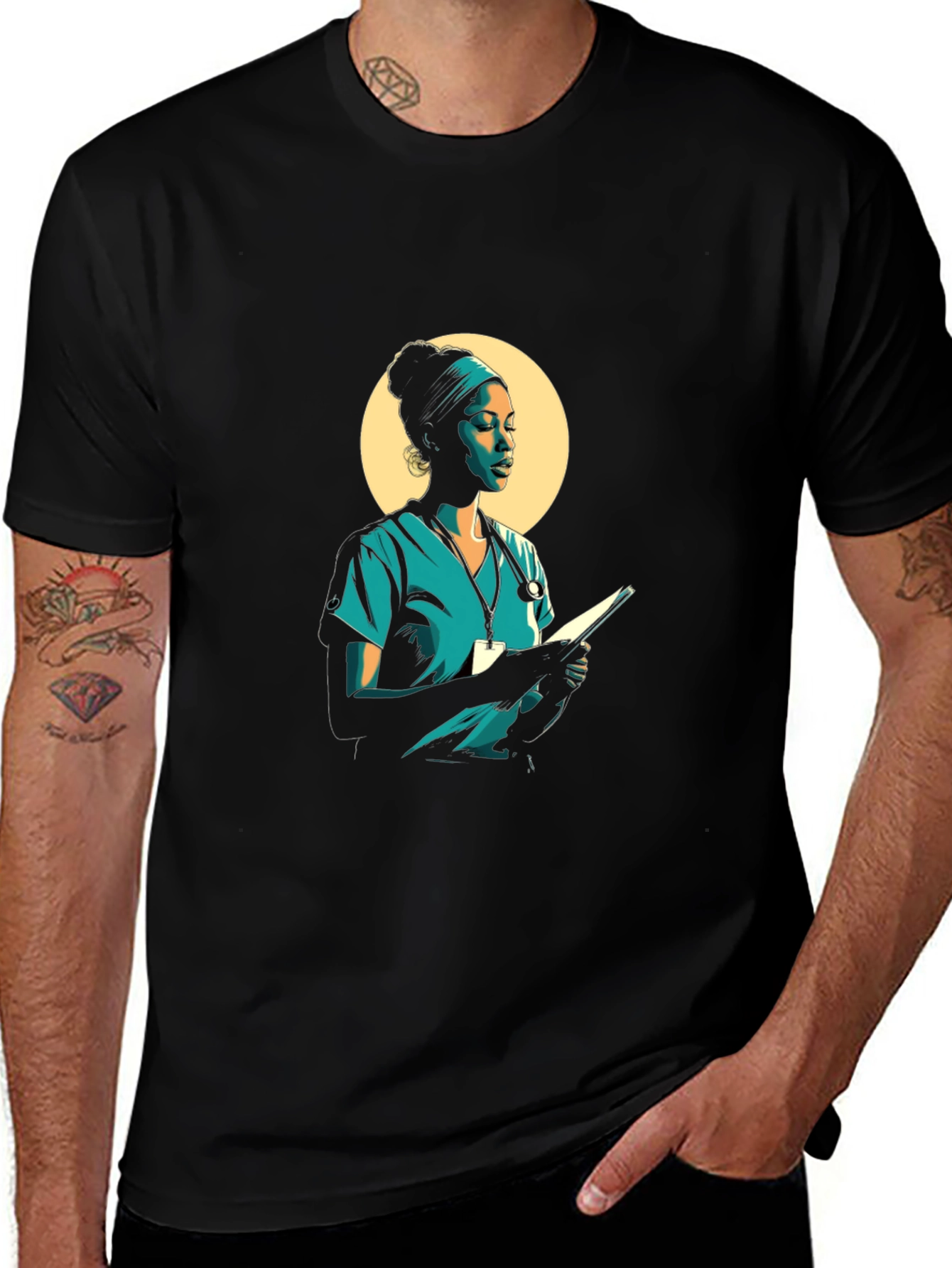 Nurse T-Shirt - Modern Graphic Tee