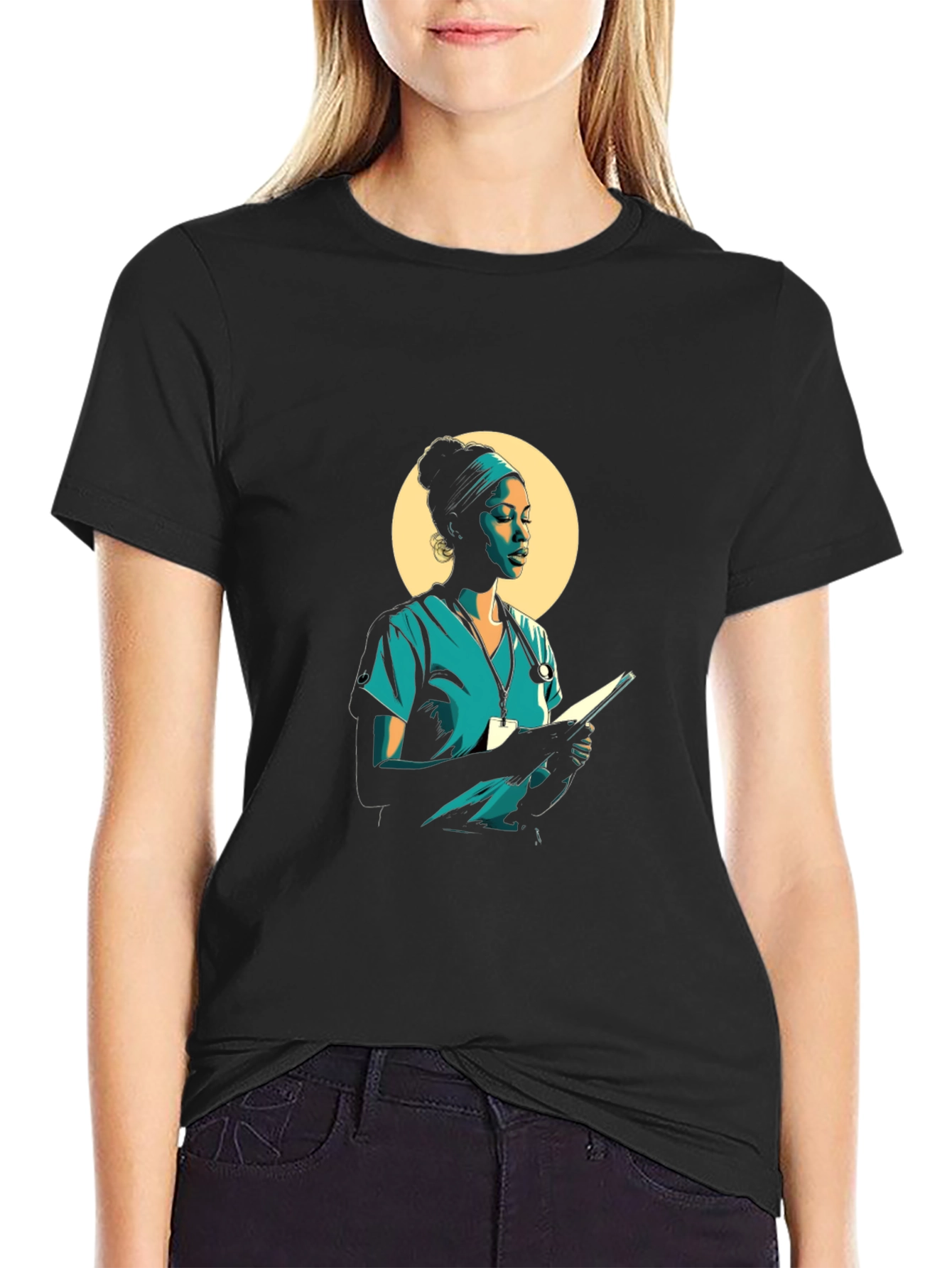 Nurse T-Shirt - Modern Graphic Tee