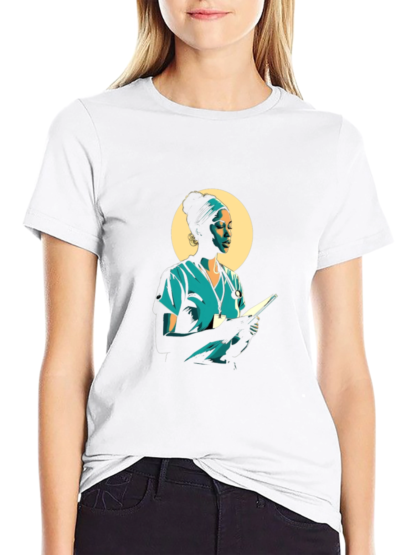 Nurse T-Shirt - Modern Graphic Tee