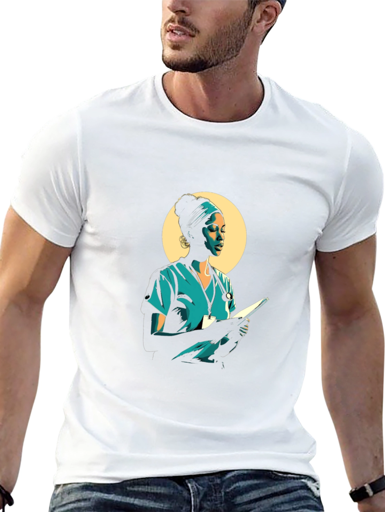 Nurse T-Shirt - Modern Graphic Tee