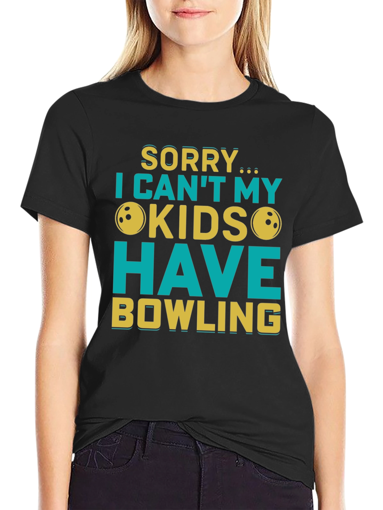 Sorry I Cant My Kids Have Bowling T-Shirt