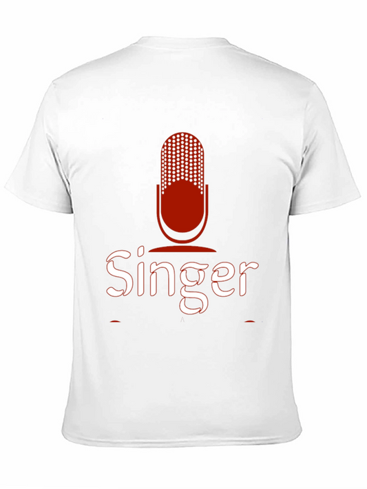 Singer Graphic Tee - Microphone Design