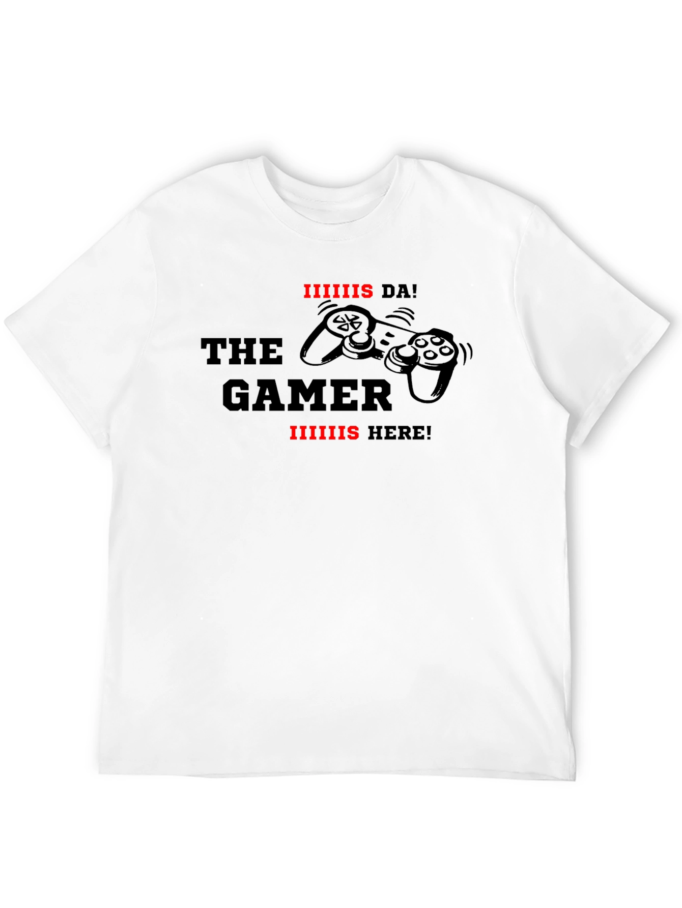 Iiiiiis Da! The Gamer Graphic T-Shirt - Black