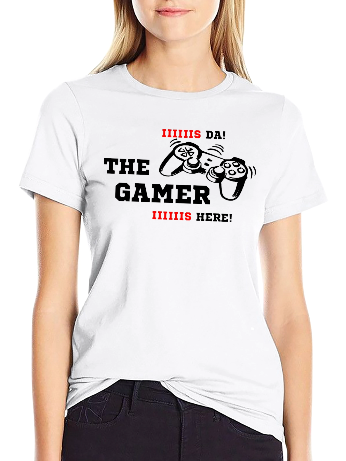 Iiiiiis Da! The Gamer Graphic T-Shirt - Black