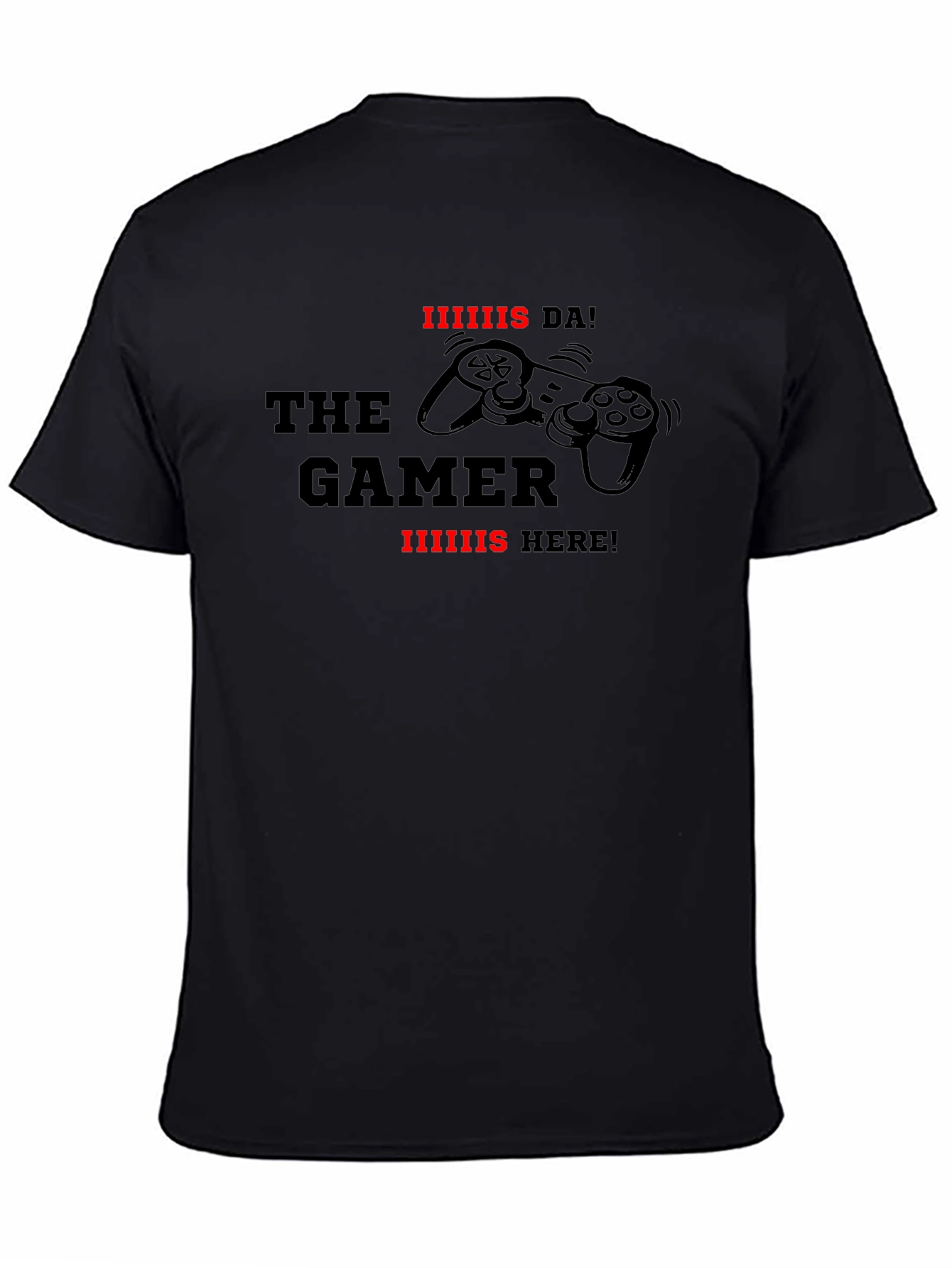 Iiiiiis Da! The Gamer Graphic T-Shirt - Black