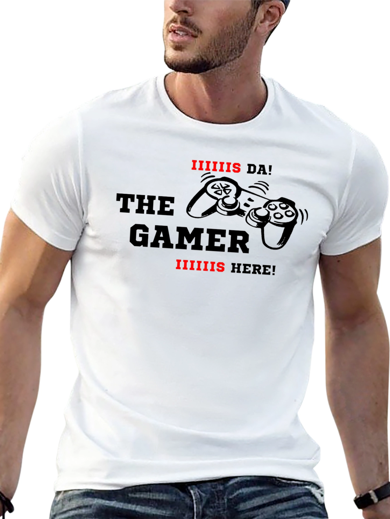 Iiiiiis Da! The Gamer Graphic T-Shirt - Black