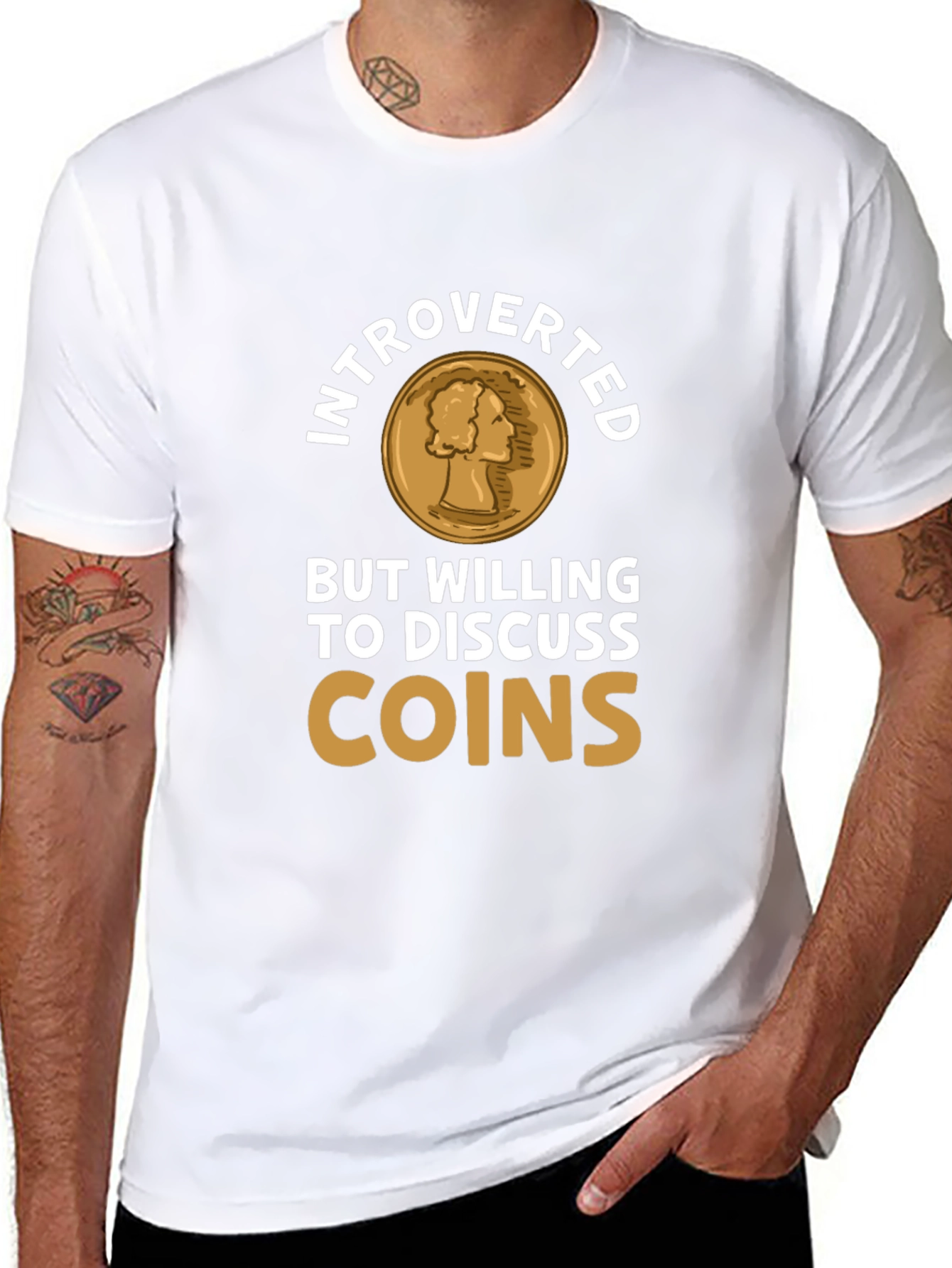 Introverted Coin Collector Tee - Numismatist T-Shirt