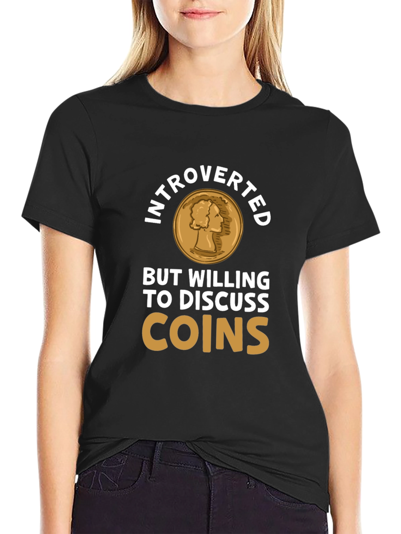 Introverted Coin Collector Tee - Numismatist T-Shirt