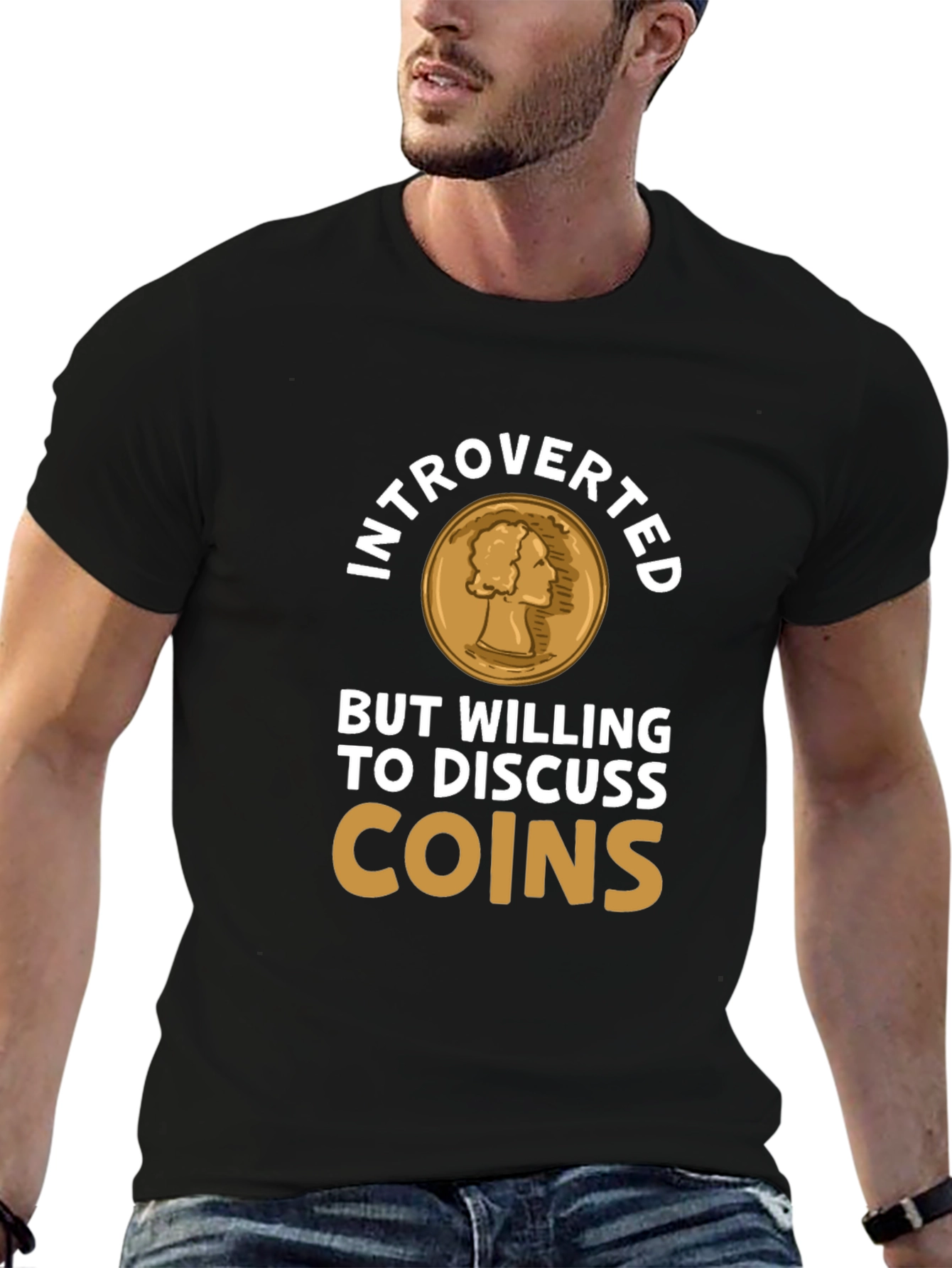 Introverted Coin Collector Tee - Numismatist T-Shirt