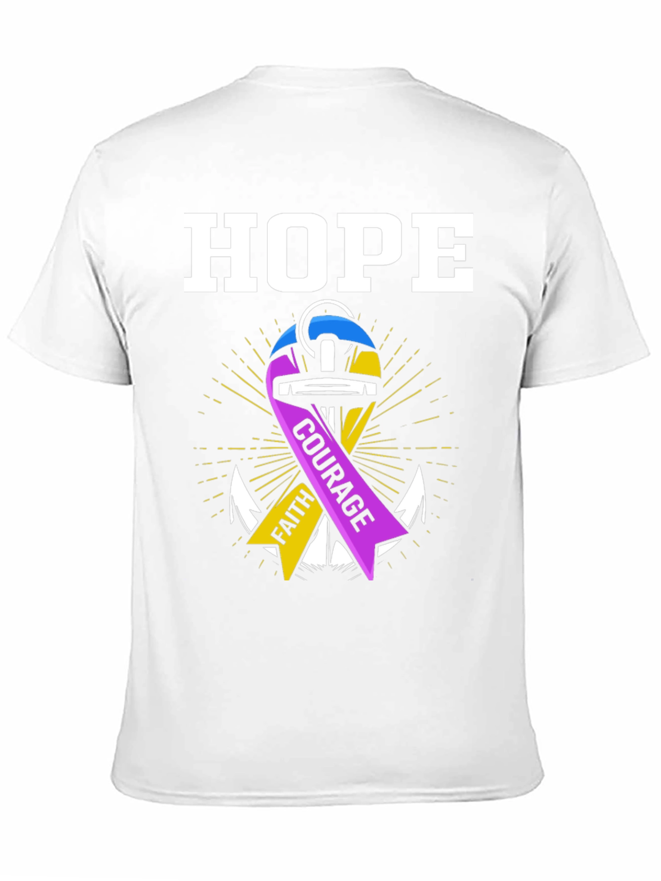 Hope Faith Courage Graphic T-Shirt