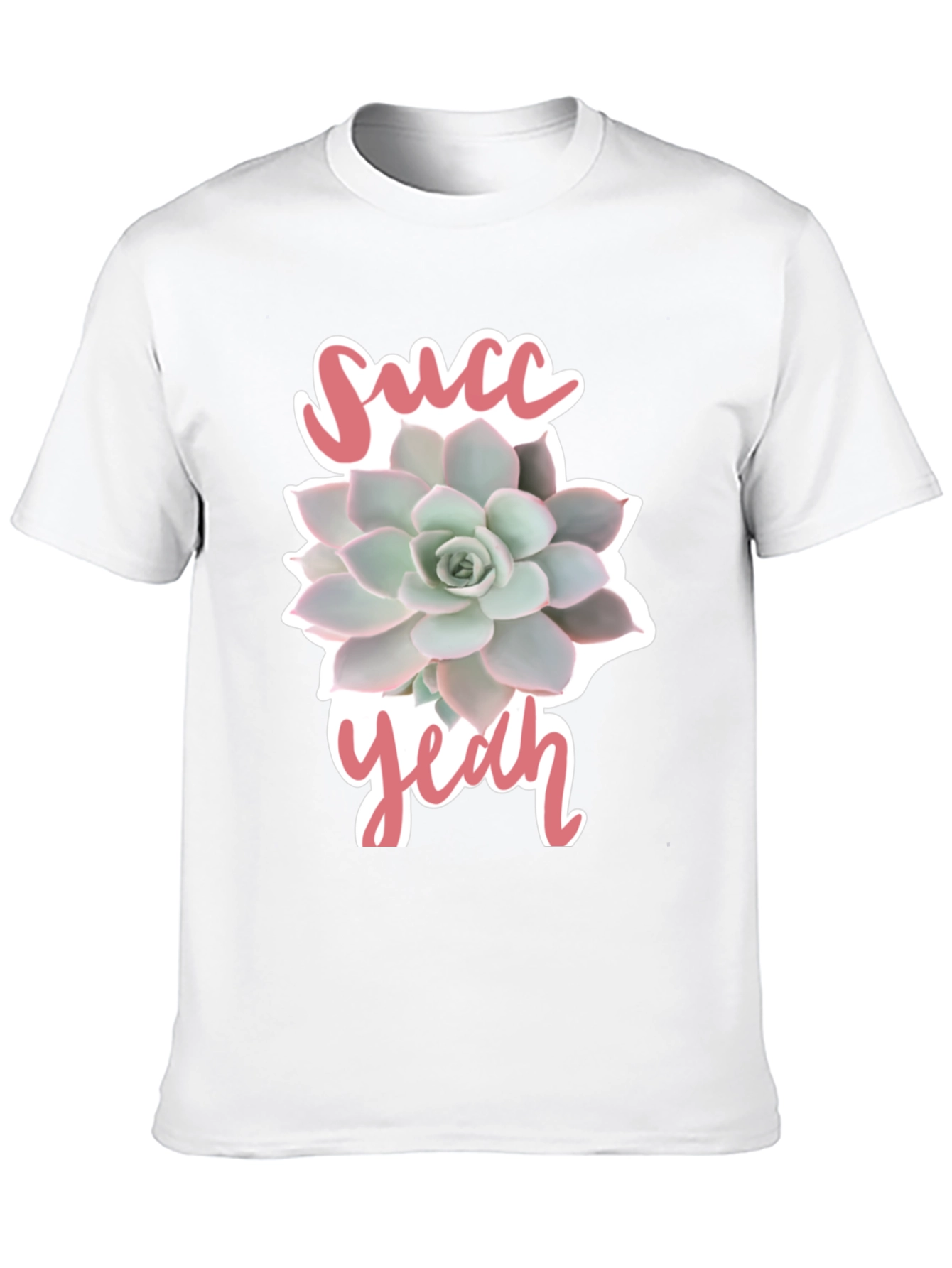 Succ Yeah! Graphic Tee - Trendy Plant Lover T-Shirt