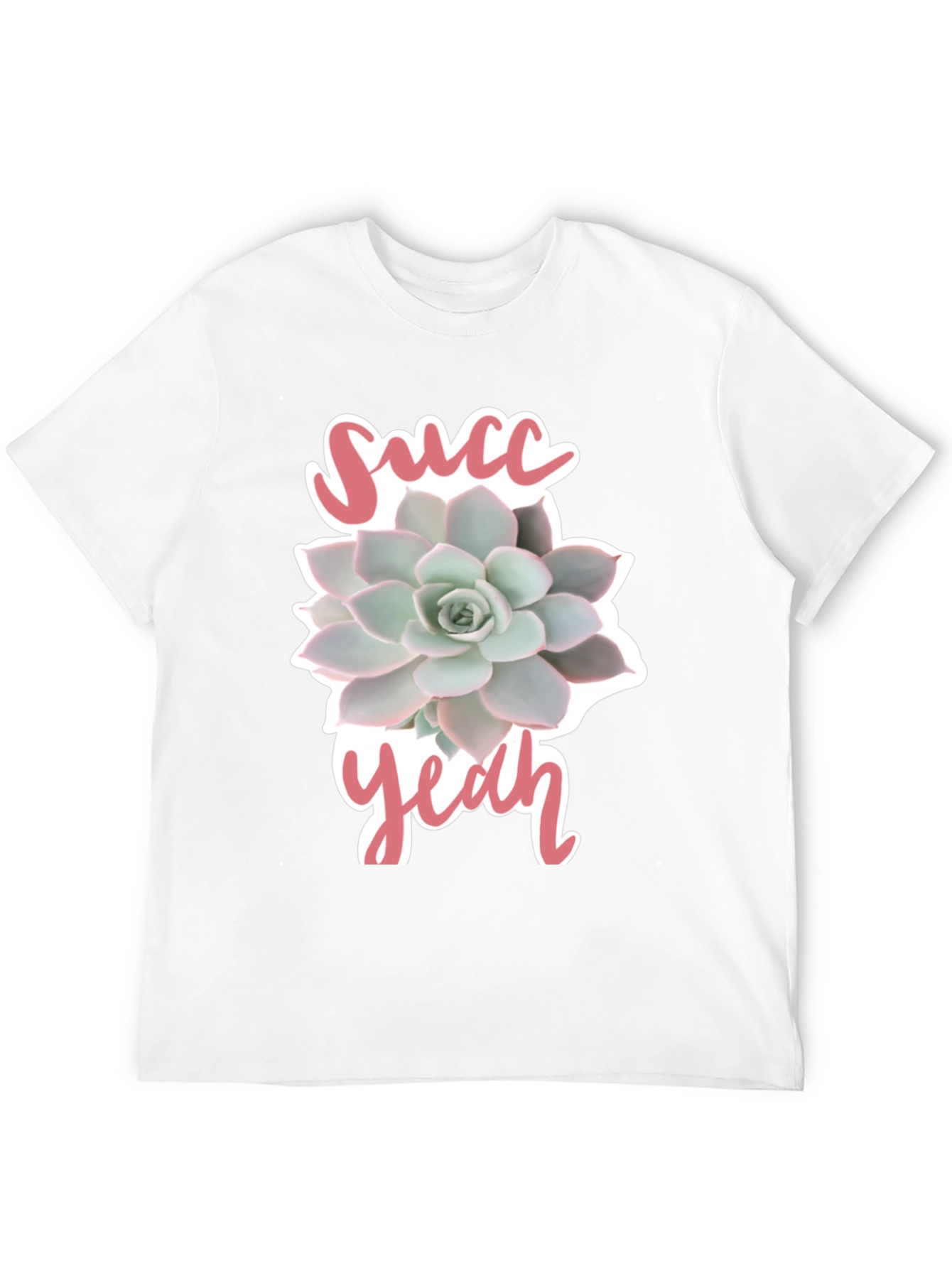 Succ Yeah! Graphic Tee - Trendy Plant Lover T-Shirt