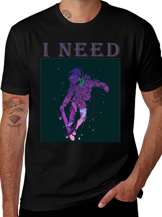 Astronaut Skateboarder T-Shirt