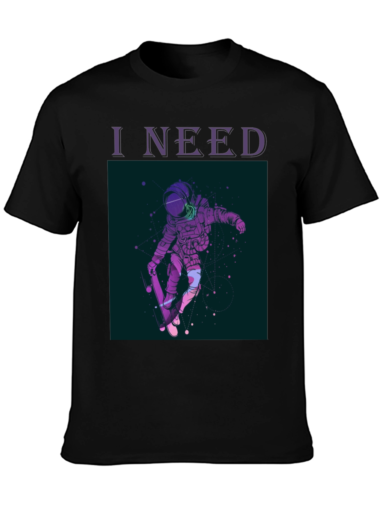 Astronaut Skateboarder T-Shirt