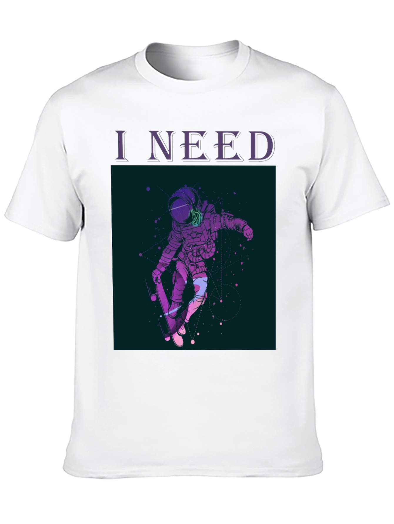 Astronaut Skateboarder T-Shirt