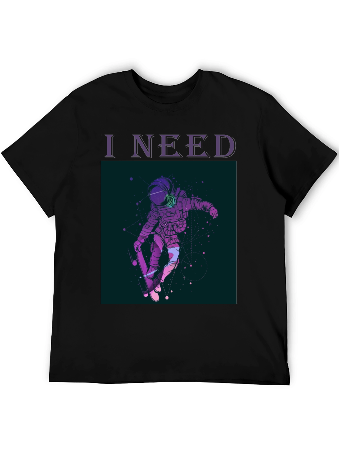 Astronaut Skateboarder T-Shirt