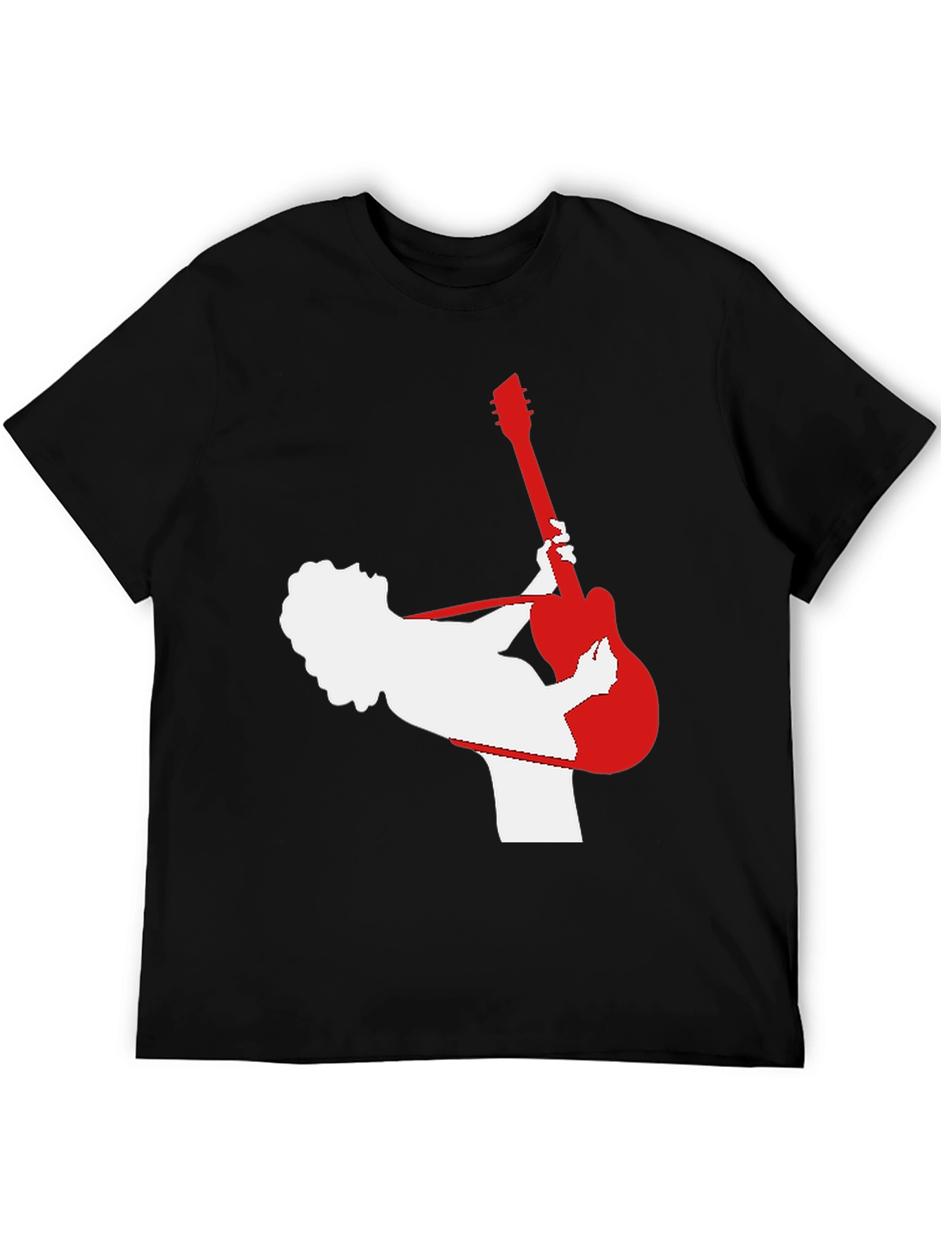 Rock Star Graphic Tee - Black Cotton Shirt