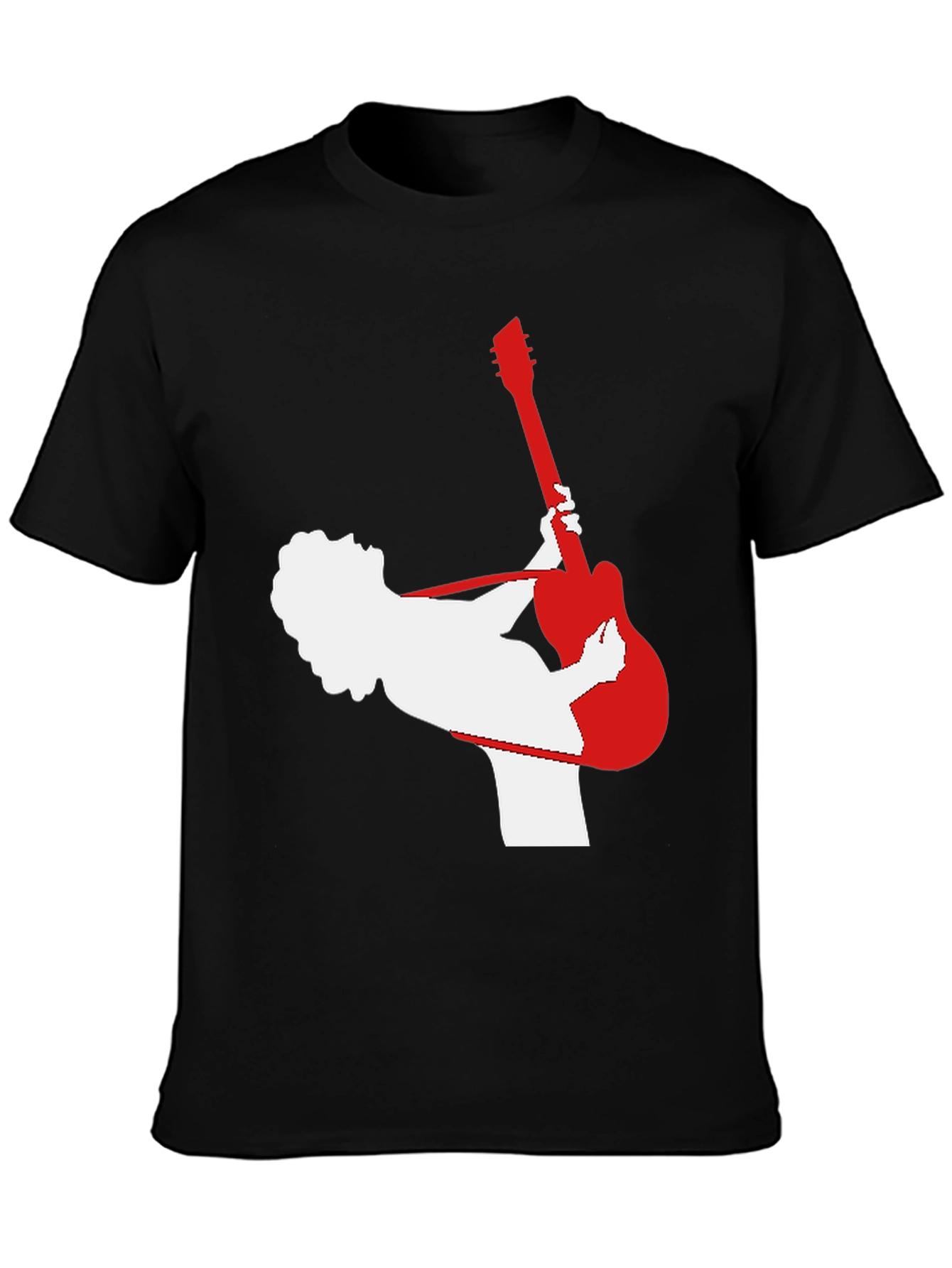 Rock Star Graphic Tee - Black Cotton Shirt