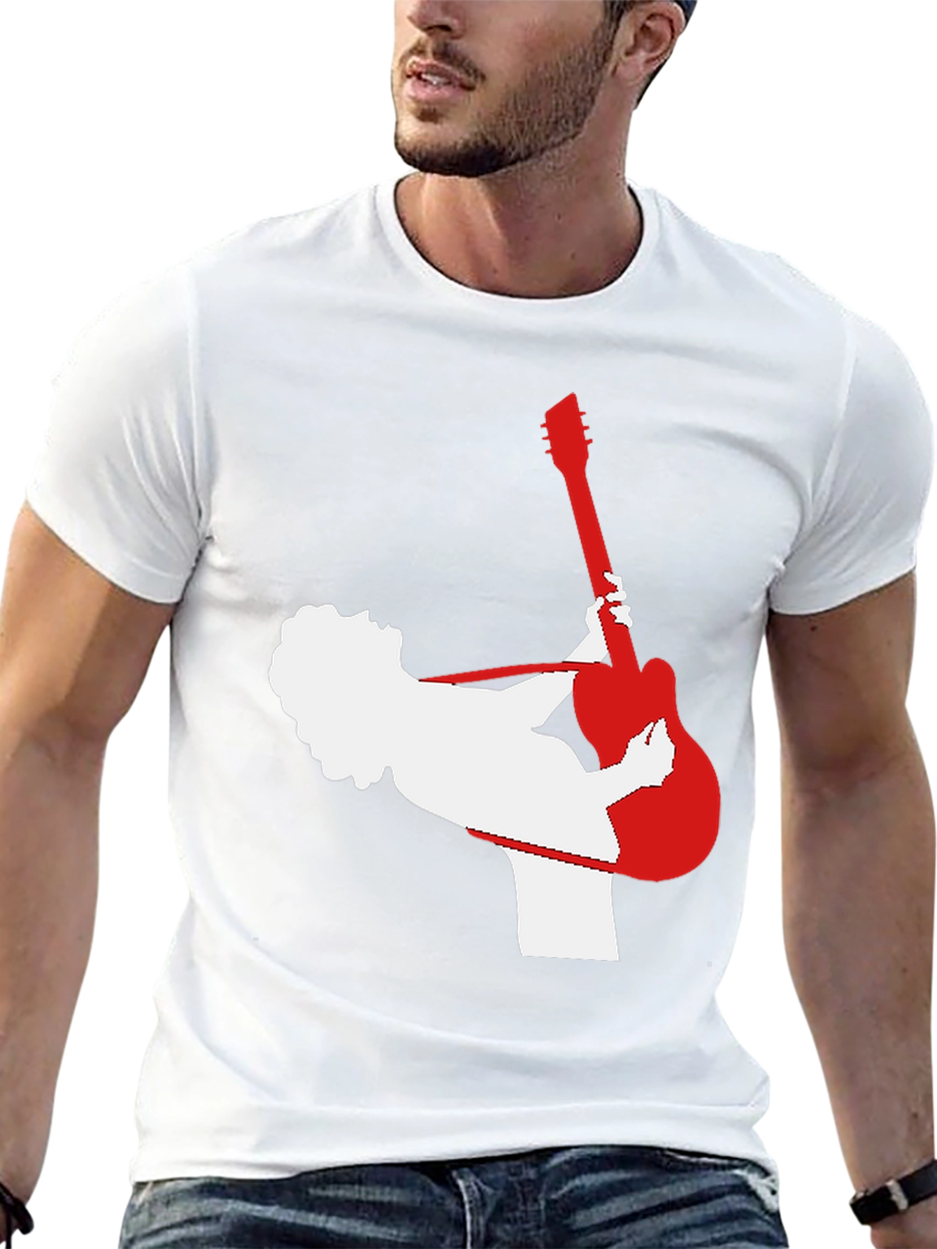 Rock Star Graphic Tee - Black Cotton Shirt