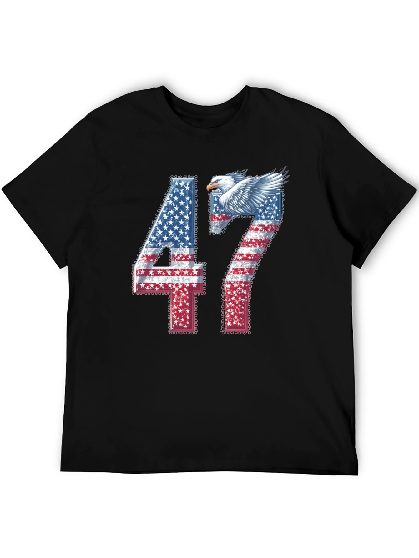 American Flag Eagle 47 Graphic Tee