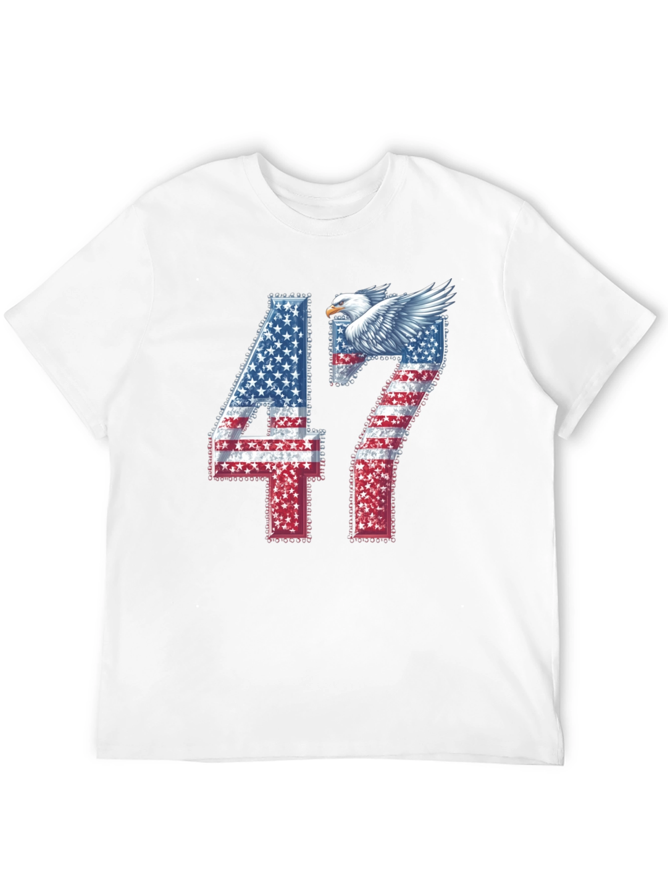 American Flag Eagle 47 Graphic Tee