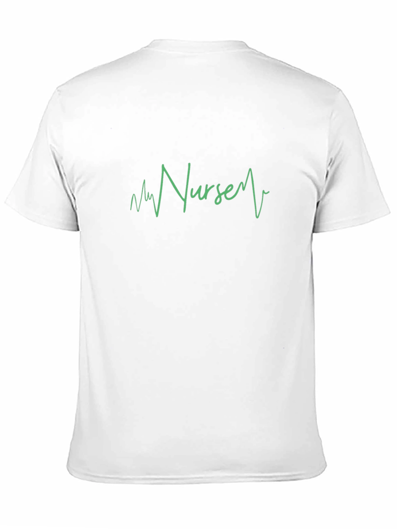 Nurse Heartbeat Graphic Black T-Shirt