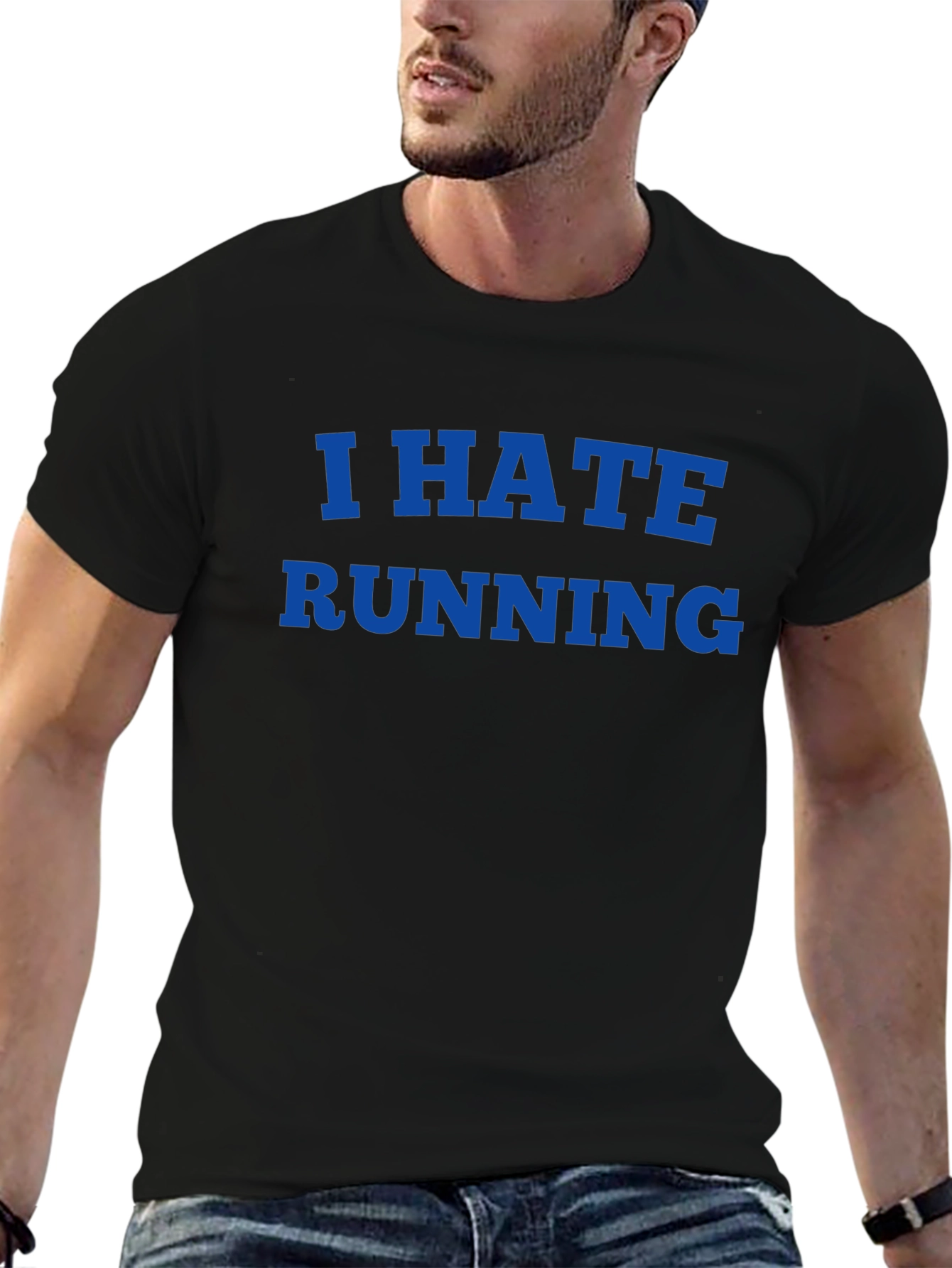 I Hate Running Graphic T-Shirt