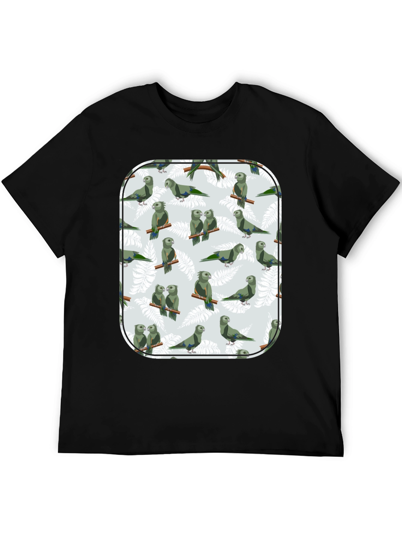 Parrot Print T-Shirt - Unique Graphic Tee