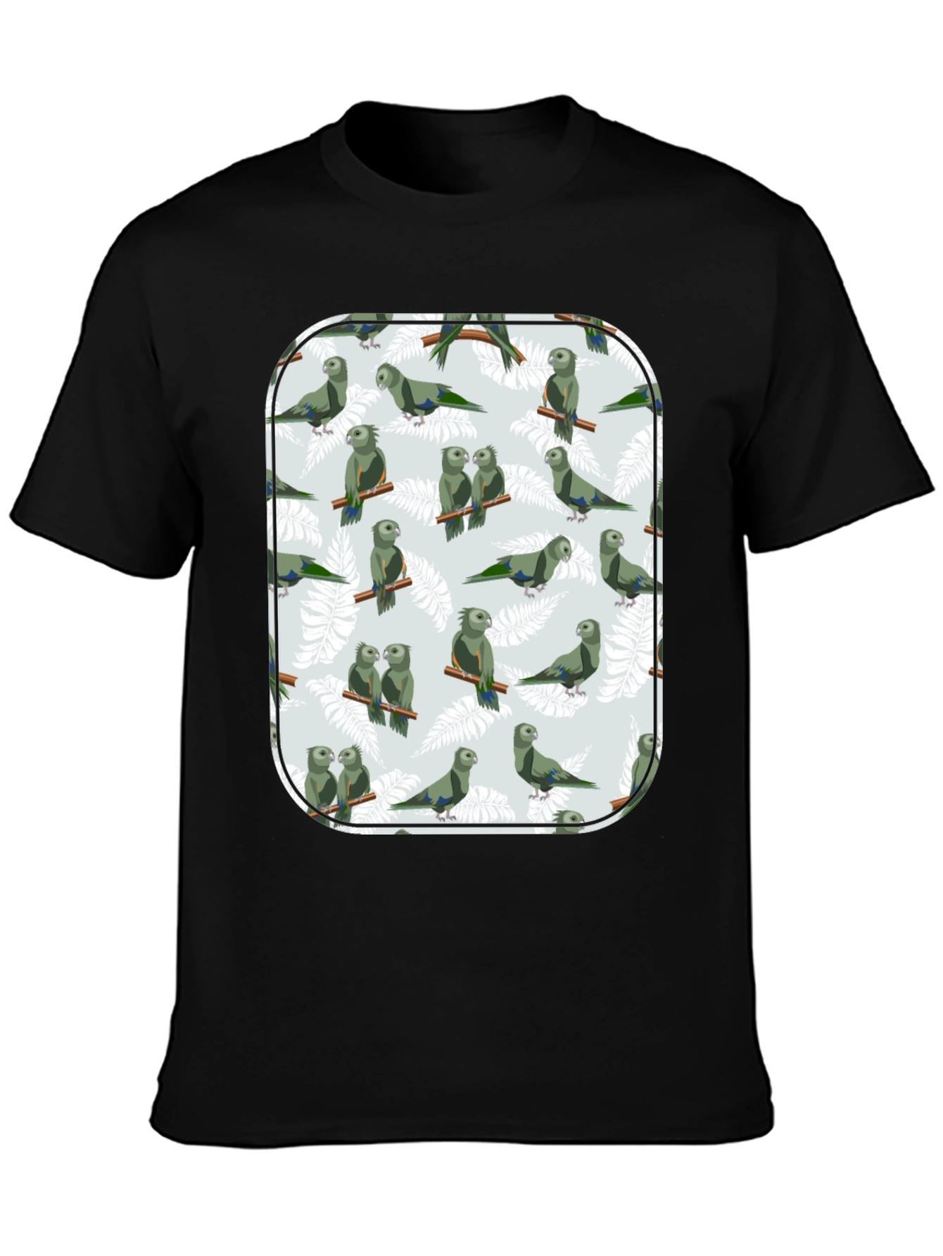 Parrot Print T-Shirt - Unique Graphic Tee