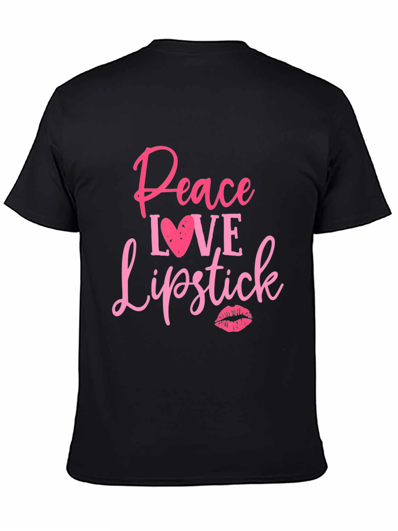 Peace Love Lipstick Graphic Tee