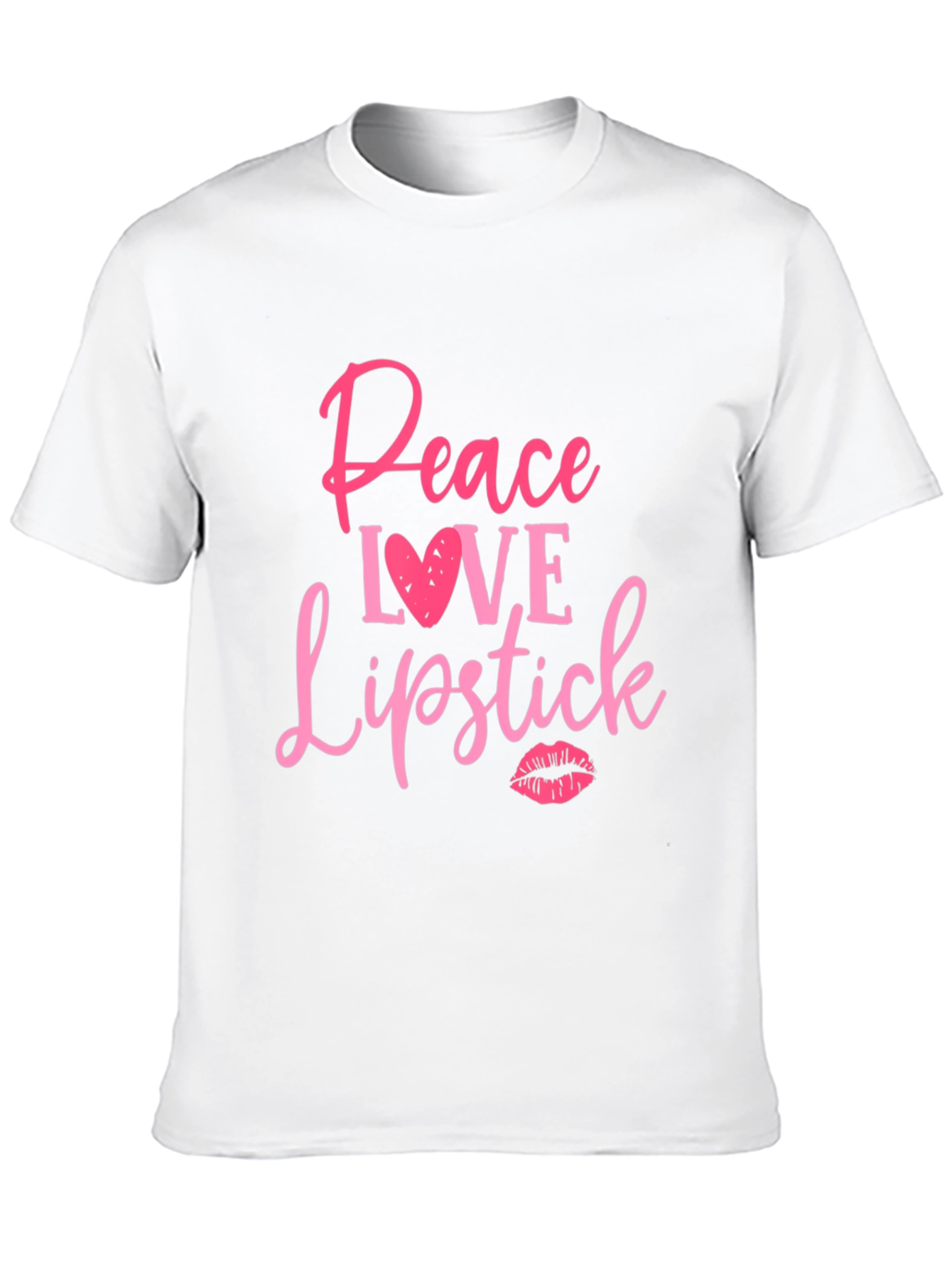 Peace Love Lipstick Graphic Tee