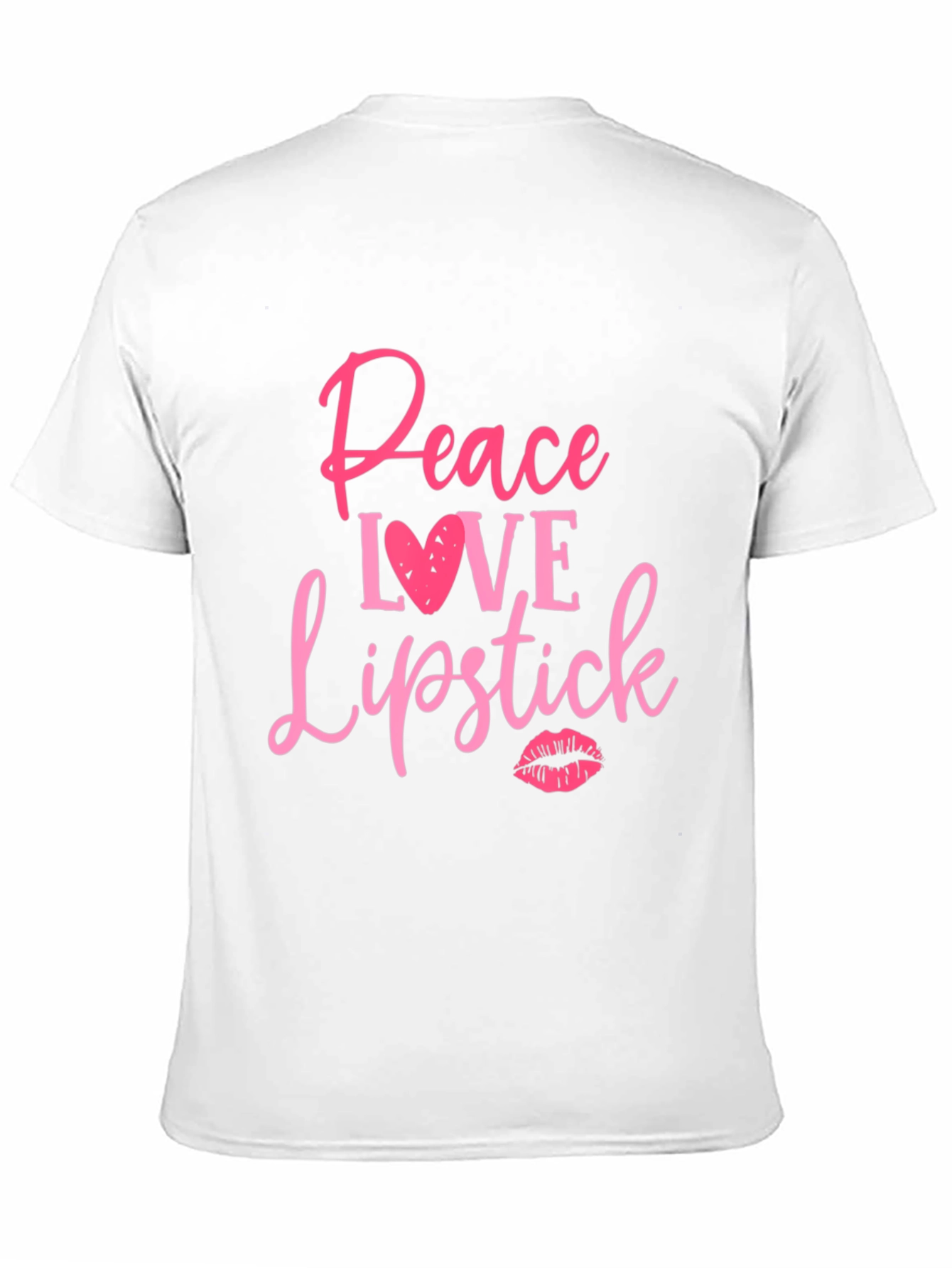 Peace Love Lipstick Graphic Tee