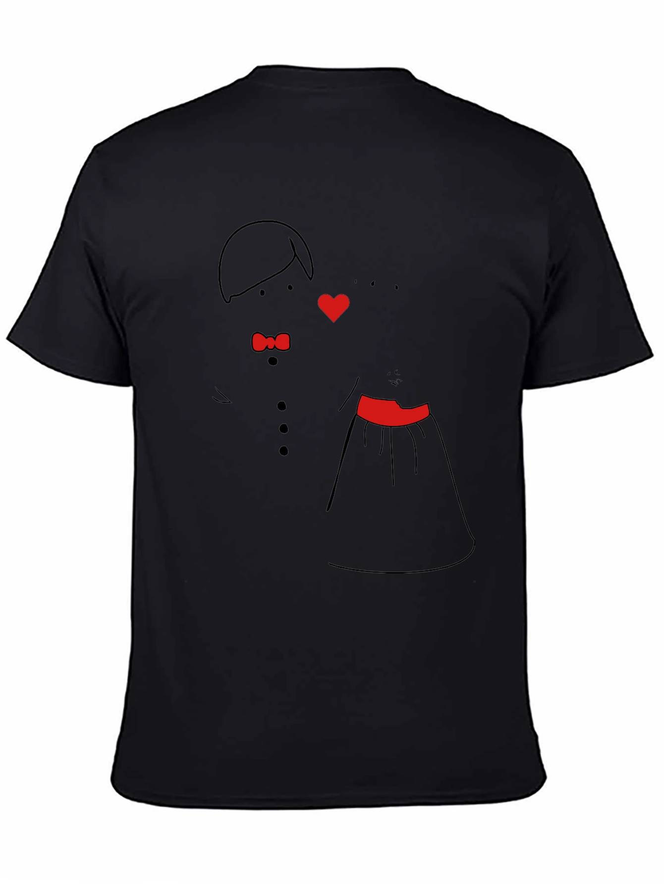 Cute Bride & Groom Graphic Tee