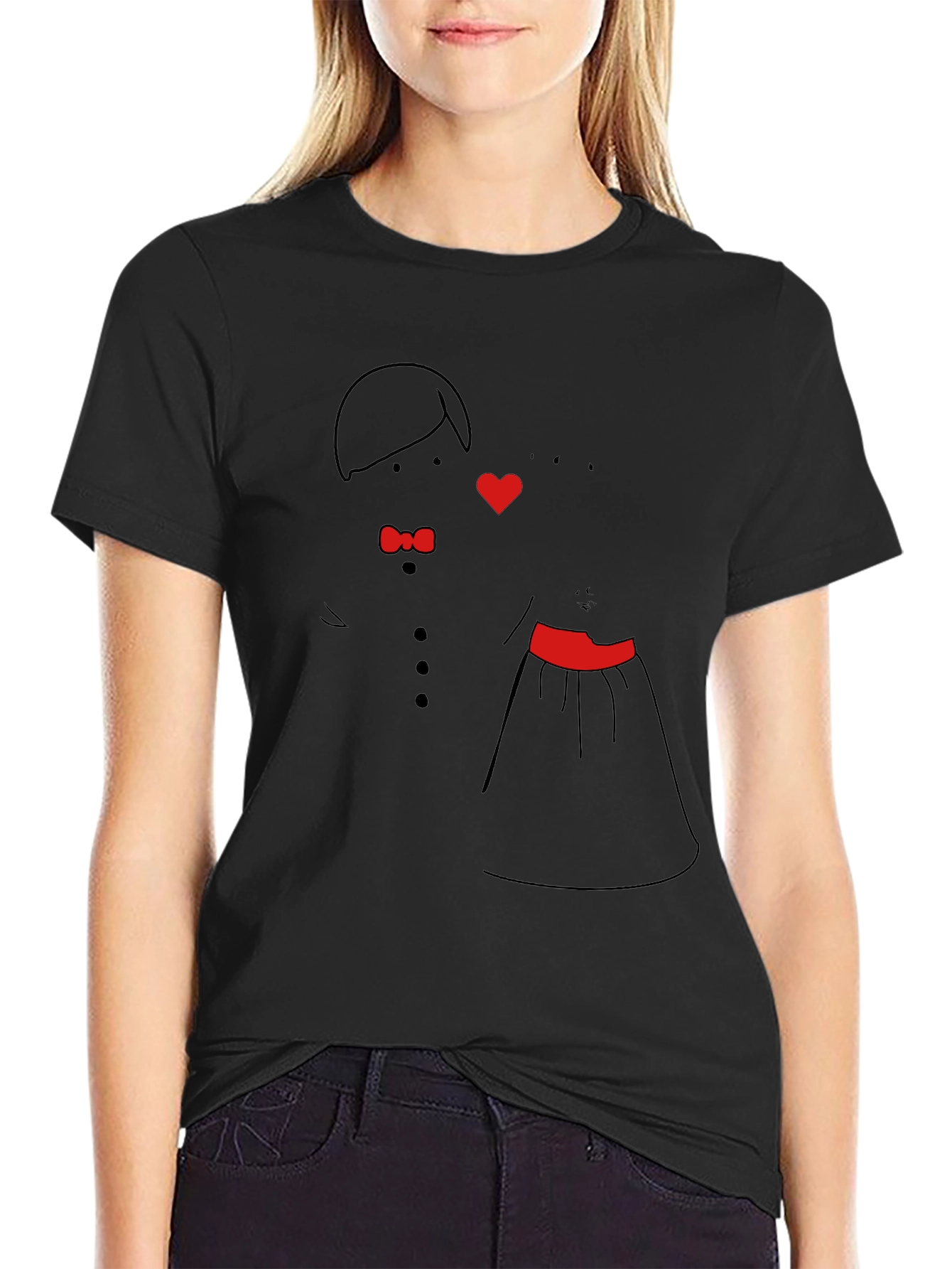 Cute Bride & Groom Graphic Tee