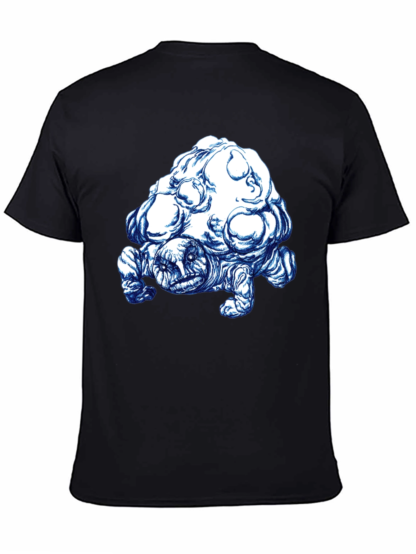 Cool Turtle Graphic T-Shirt - Black Cotton Blend