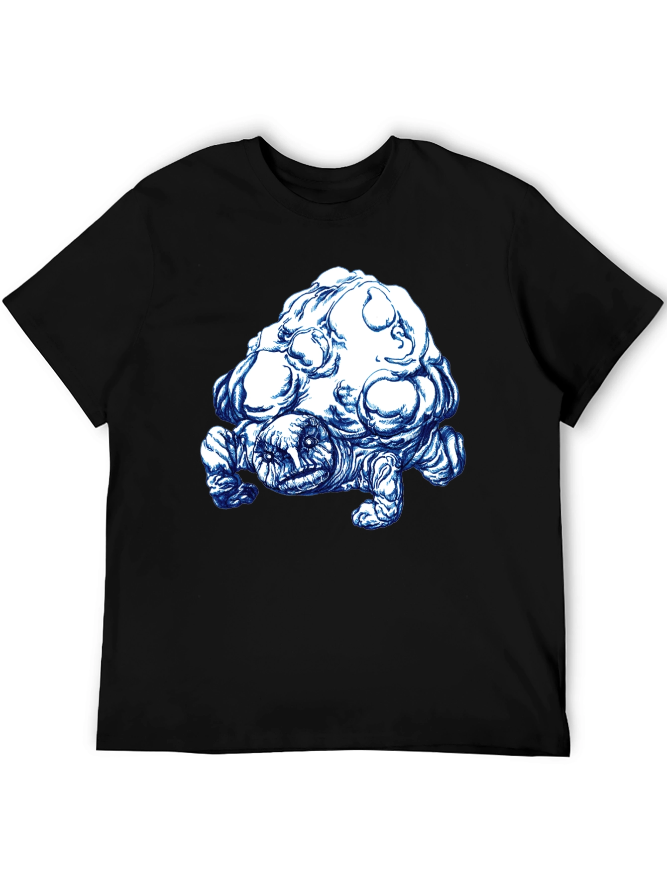 Cool Turtle Graphic T-Shirt - Black Cotton Blend