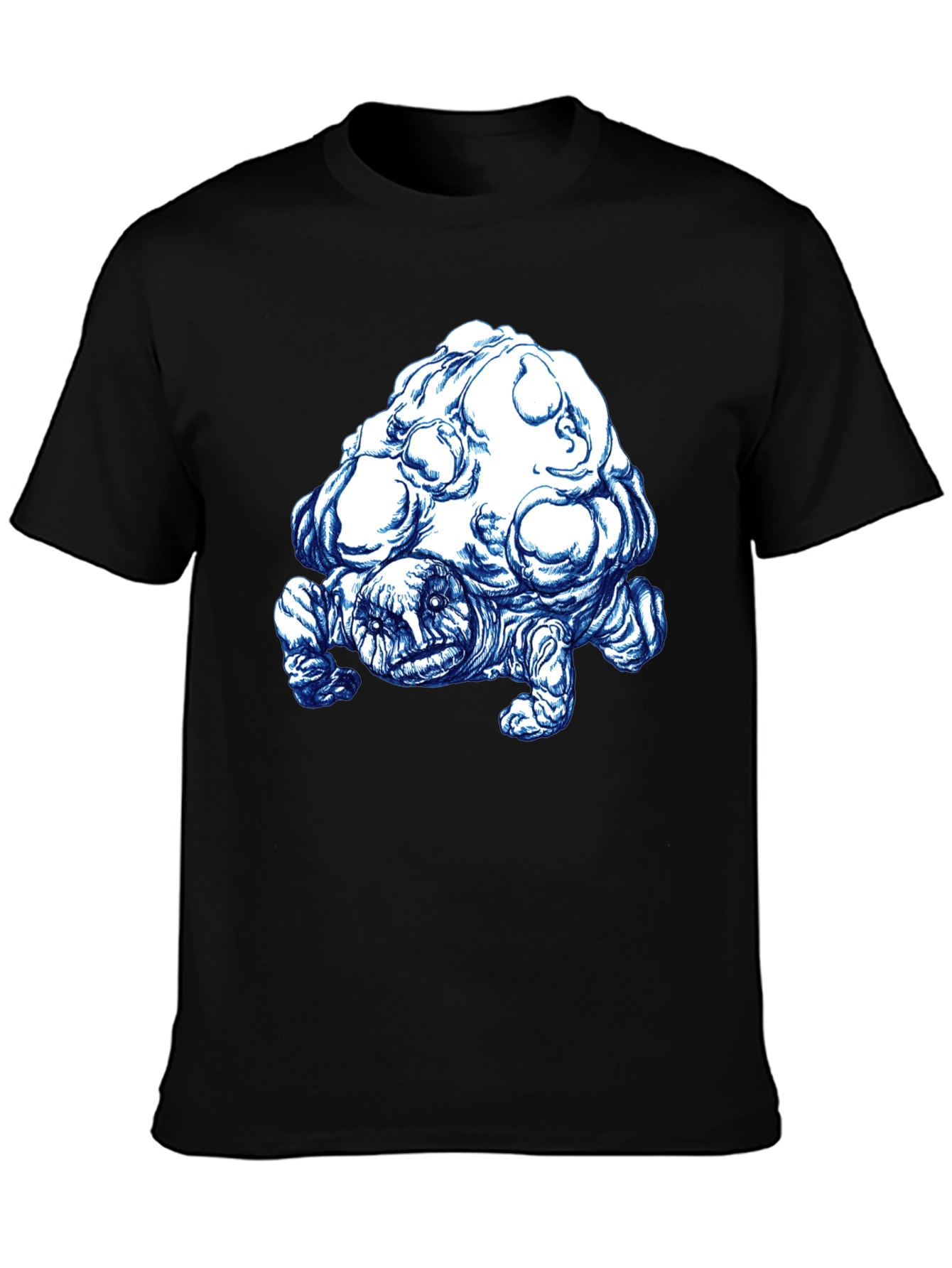 Cool Turtle Graphic T-Shirt - Black Cotton Blend