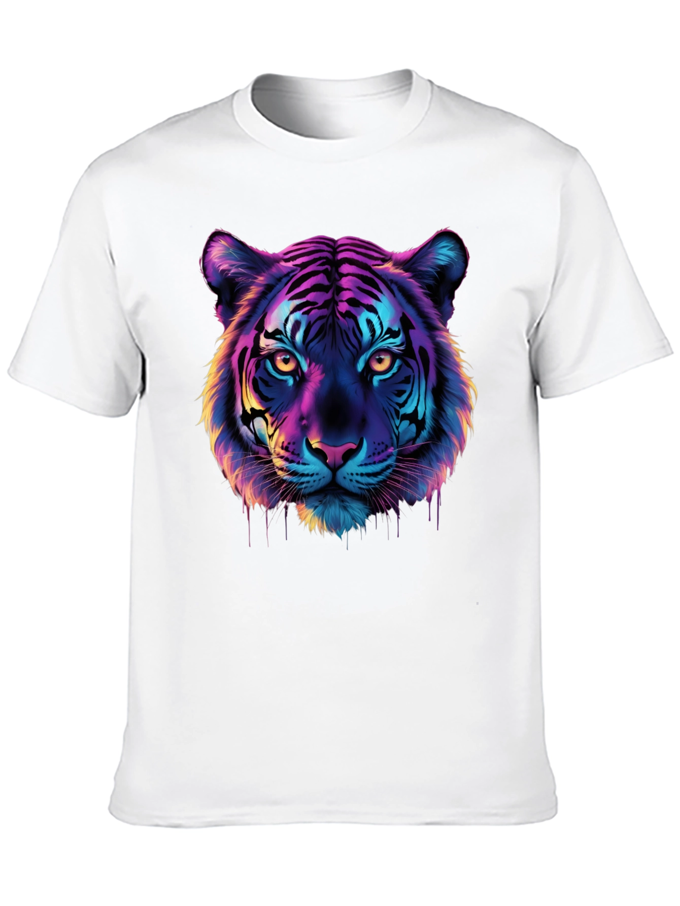 Vivid Tiger Graphic Tee - Bold Style