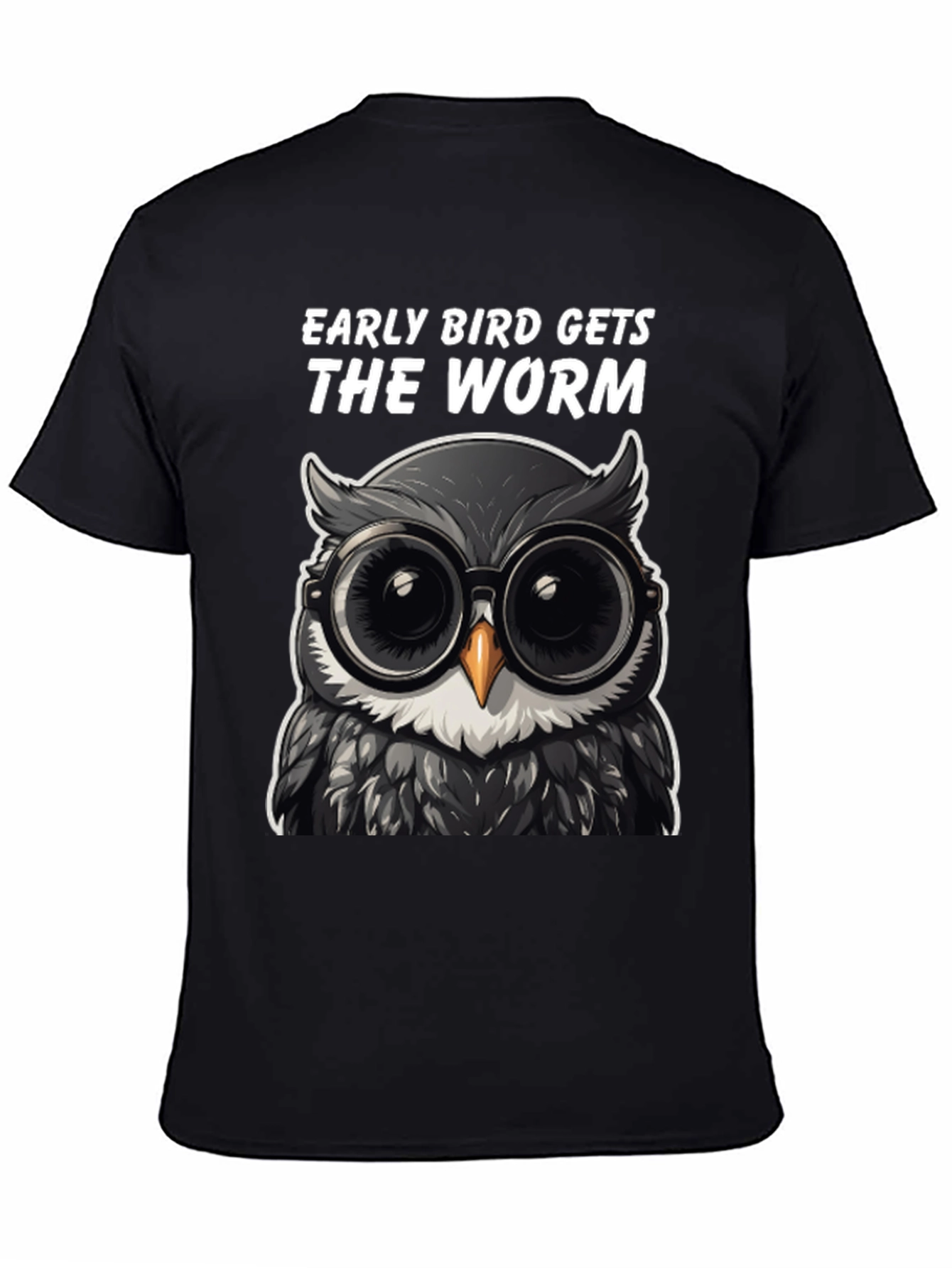 Early Bird Owl T-Shirt: Funny Birdwatching Tee