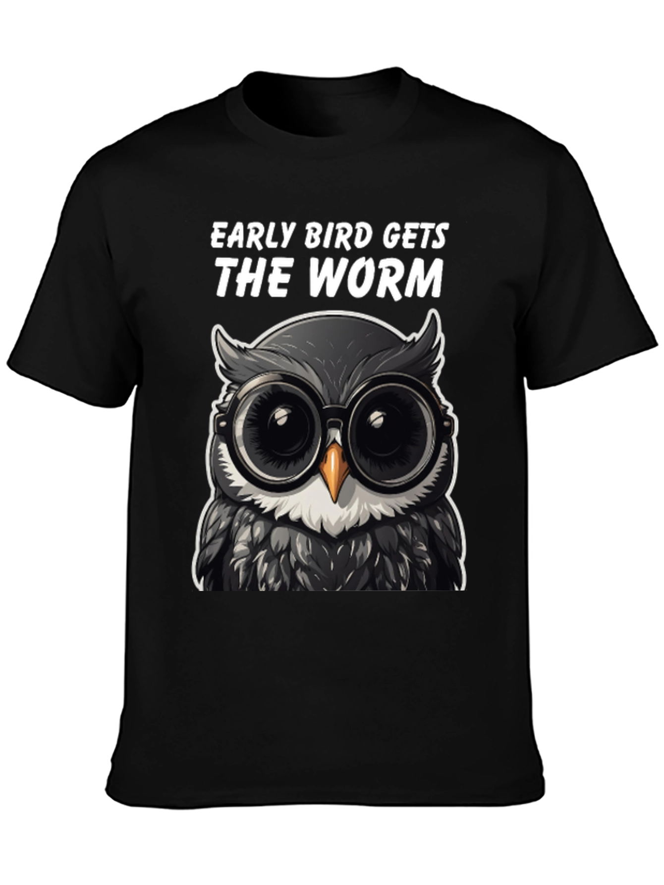 Early Bird Owl T-Shirt: Funny Birdwatching Tee