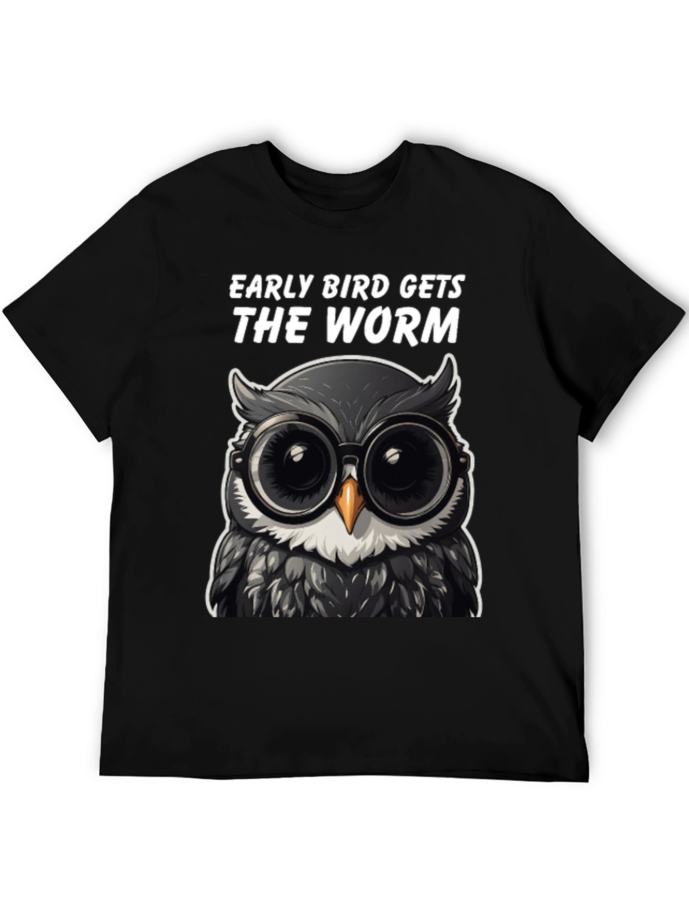 Early Bird Owl T-Shirt: Funny Birdwatching Tee