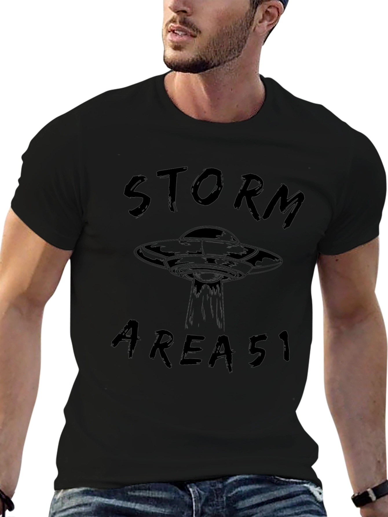 Storm Area 51 T-Shirt - UFO Graphic Tee