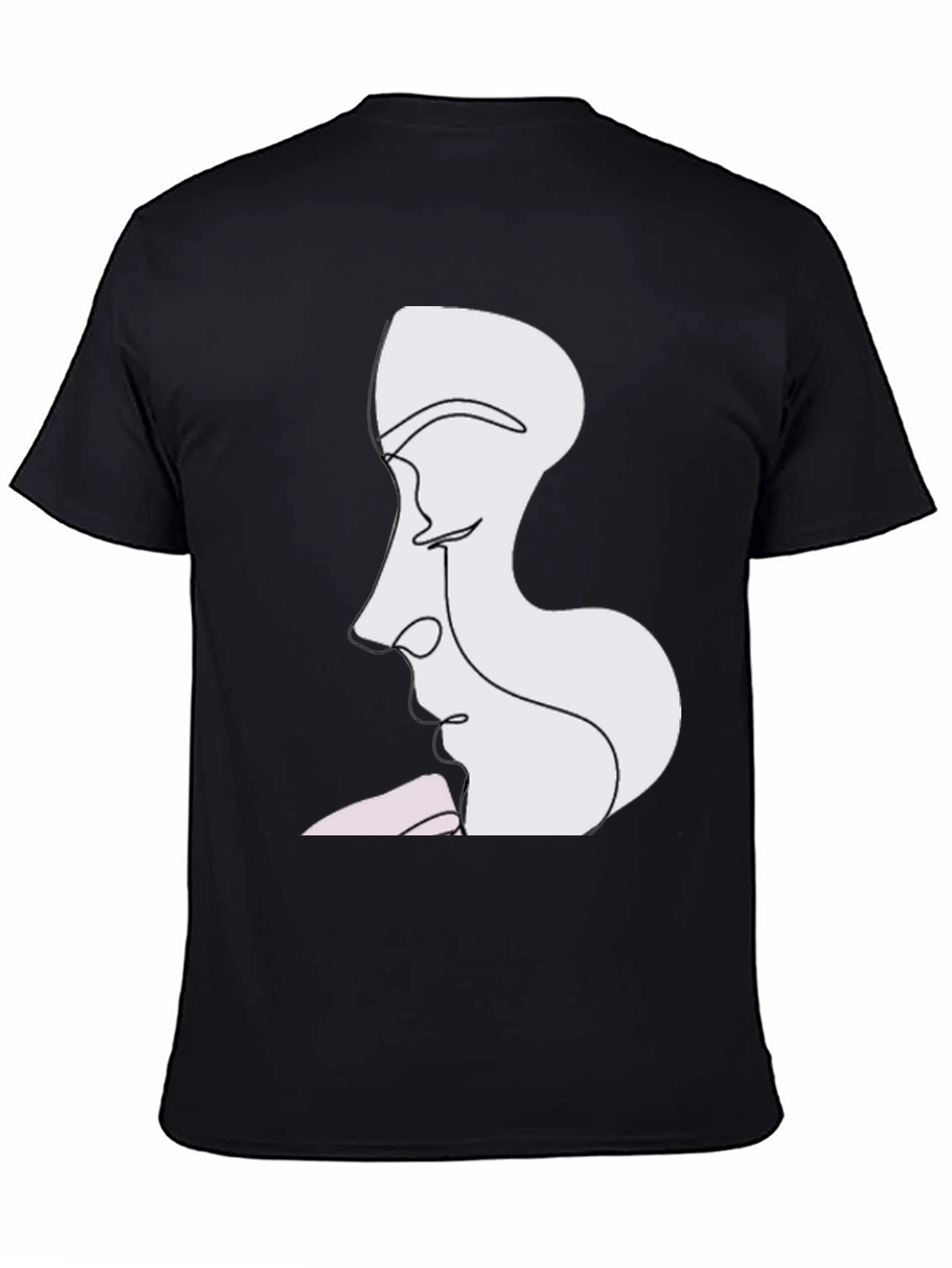 Abstract Faces Graphic Tee - Modern Art T-Shirt